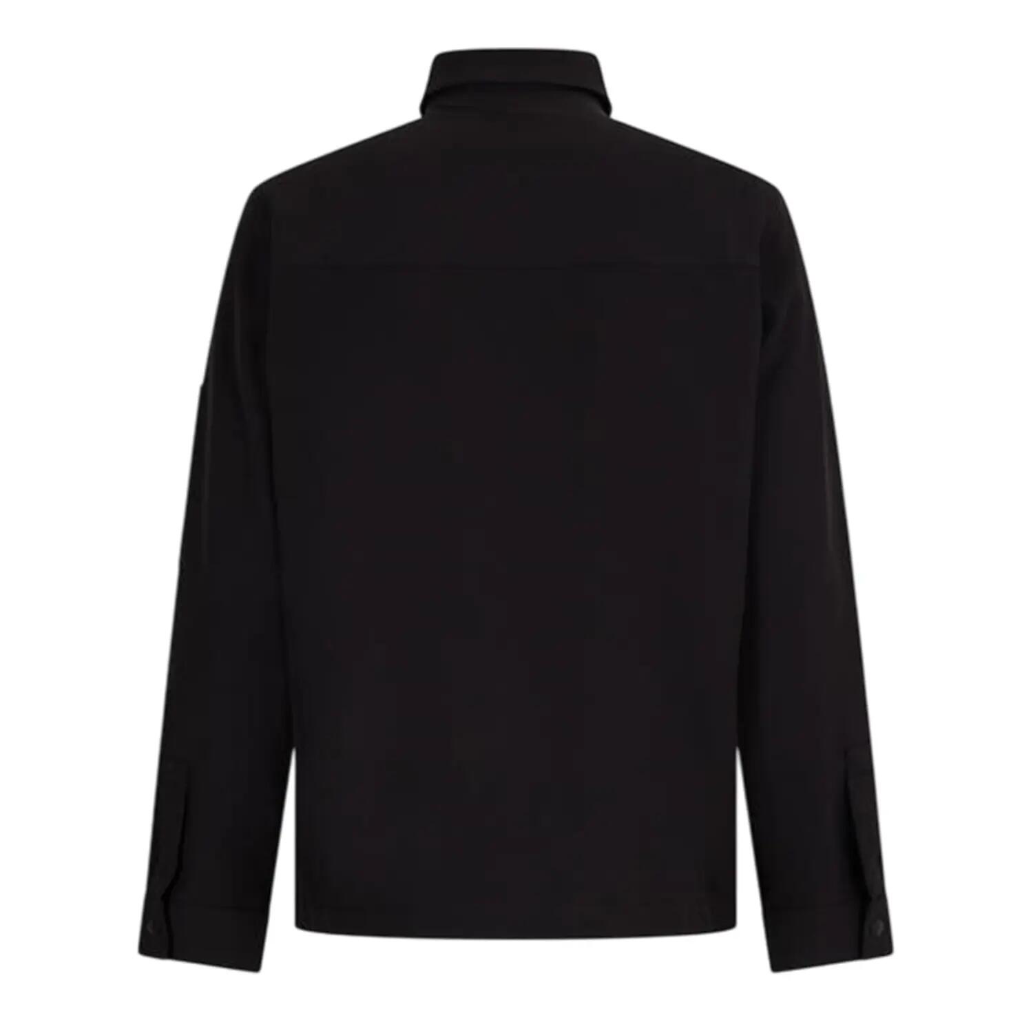 Sopra Camicia Oxford Tasca Con Zip Uomo Boss Expedit Nero 2/3