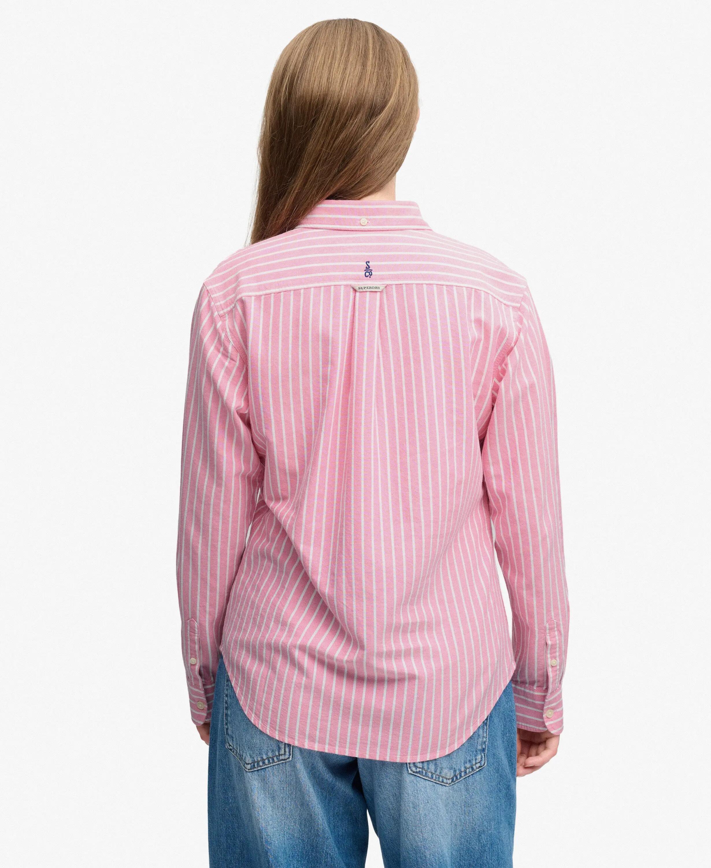 superdry Camisa Slim Oxford Manga Larga - Corte Slim 4/5
