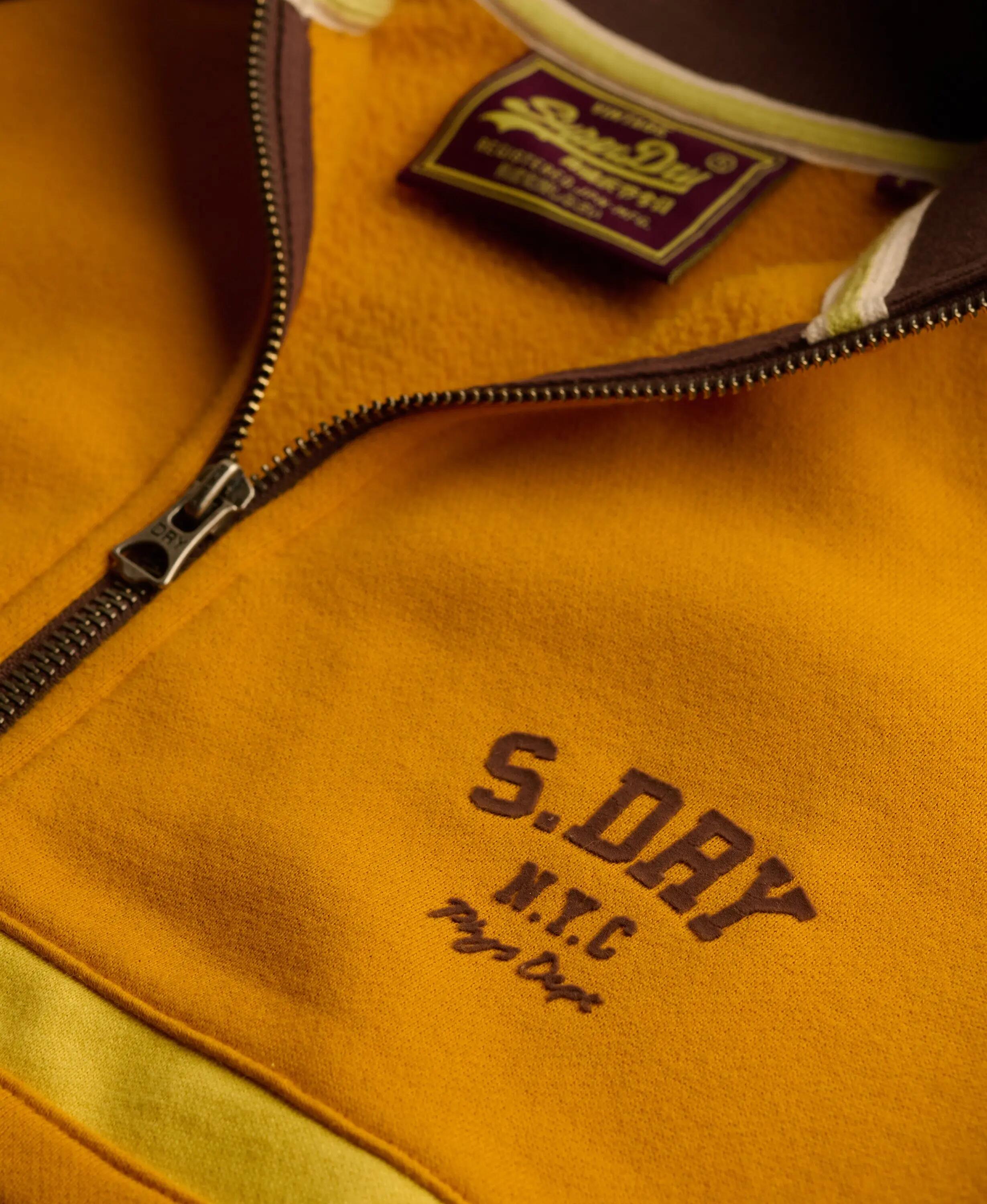 superdry Cult Zip Through Track Top Sportliche Zipjacke im Colourblock – French 6/7