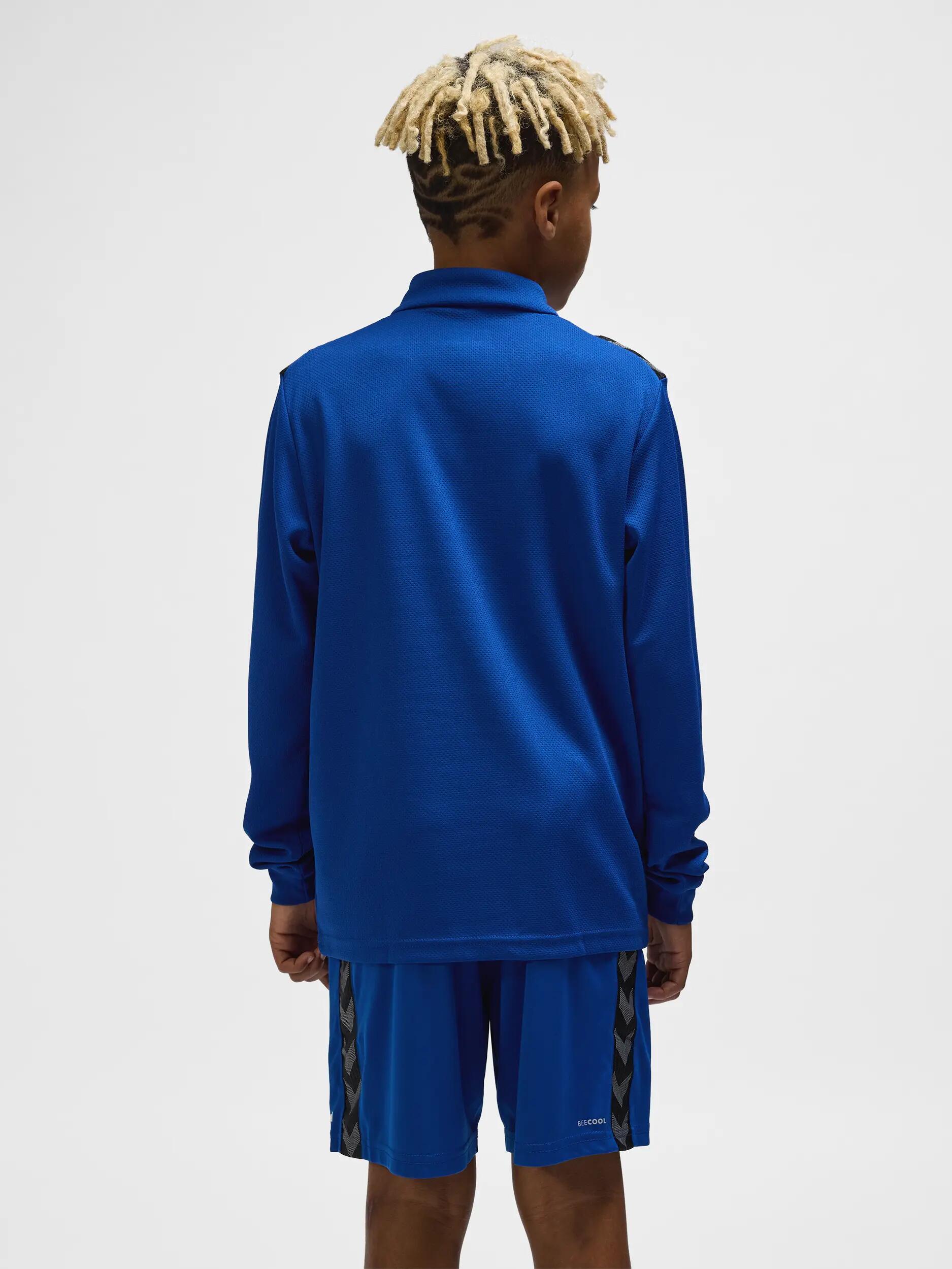 hummel Felpa Half Zip bambino in poliestere TRUE BLUE 4/6
