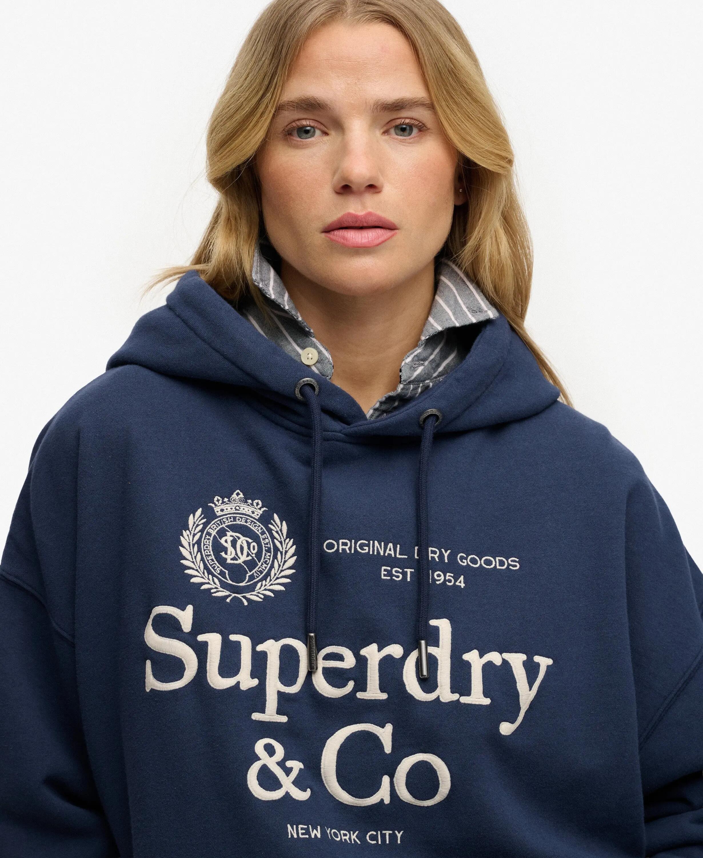 superdry Bluza Luxe Casual haftowana fason relaxed 4/7