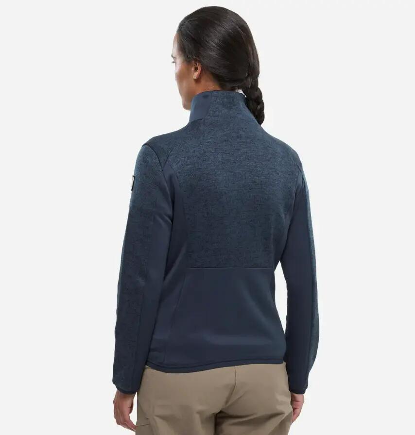 Veste Polaire Randonnée Femme Millet "CHAMONIX KNIT JKT W" L Bleu 2/5
