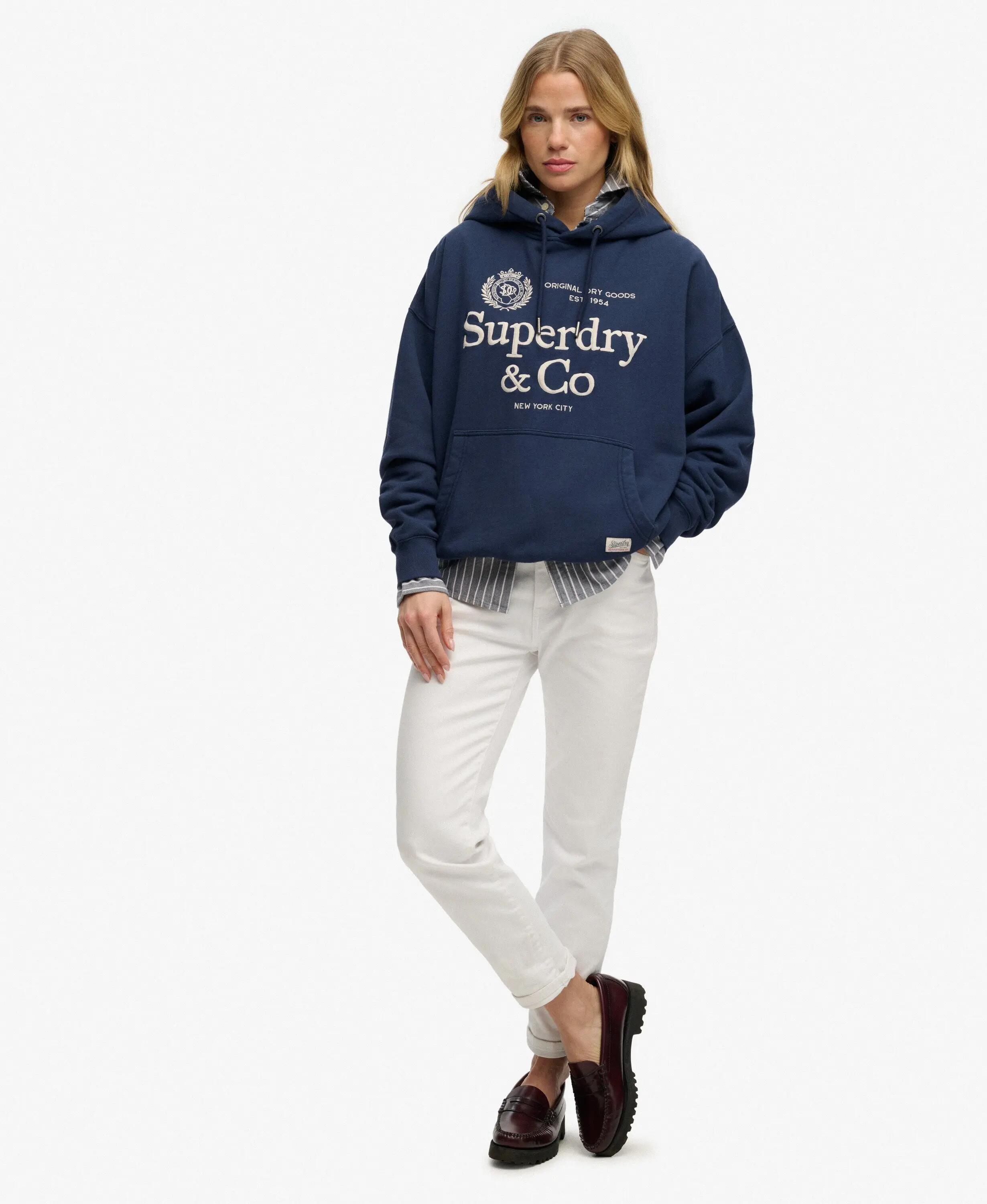 superdry Bluza Luxe Casual haftowana fason relaxed 3/7