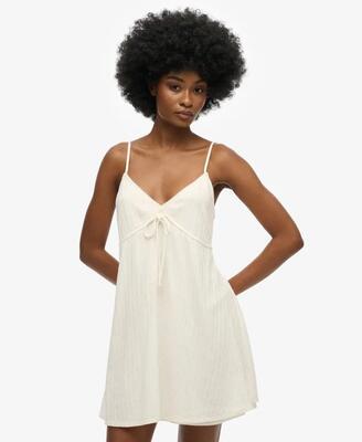 Superdry textured geweven cami mini-jurk