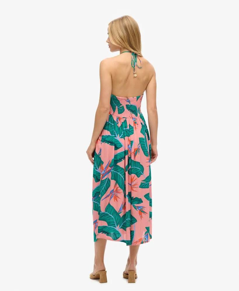 superdry Vestido midi Cut Out em viscose – Slim fit 4/5