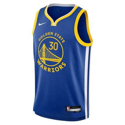 Maillot De Basket Motif/style Golden State Warriors ICON Enfant (Bleu)