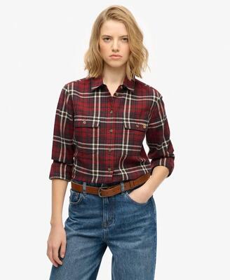 superdry Camicia Lumberjack Check in flanella – vestibilità relaxed 100%