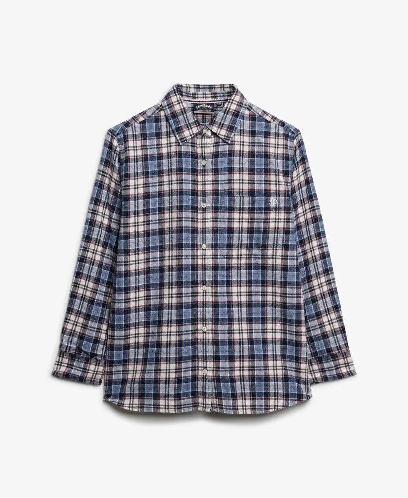 superdry Camicia Boyfriend Flanella a Quadri – Vestibilità Oversized 7/7