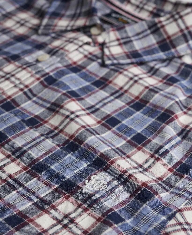 superdry Camicia Boyfriend Flanella a Quadri – Vestibilità Oversized 6/7