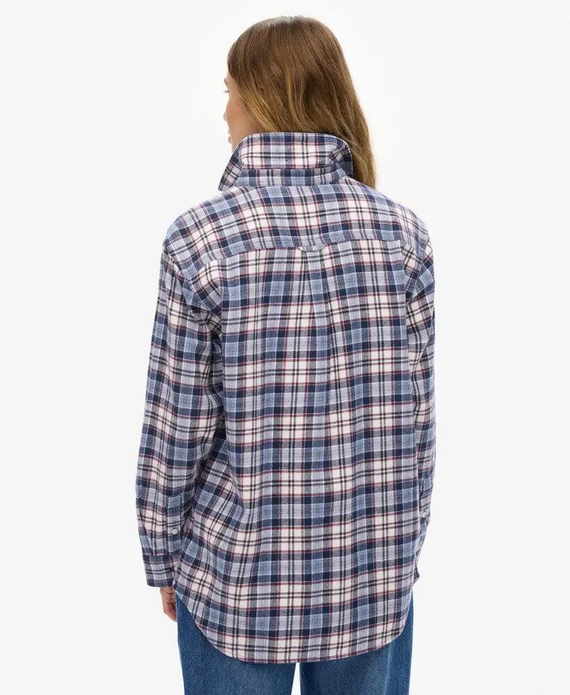 superdry Camicia Boyfriend Flanella a Quadri – Vestibilità Oversized 5/7