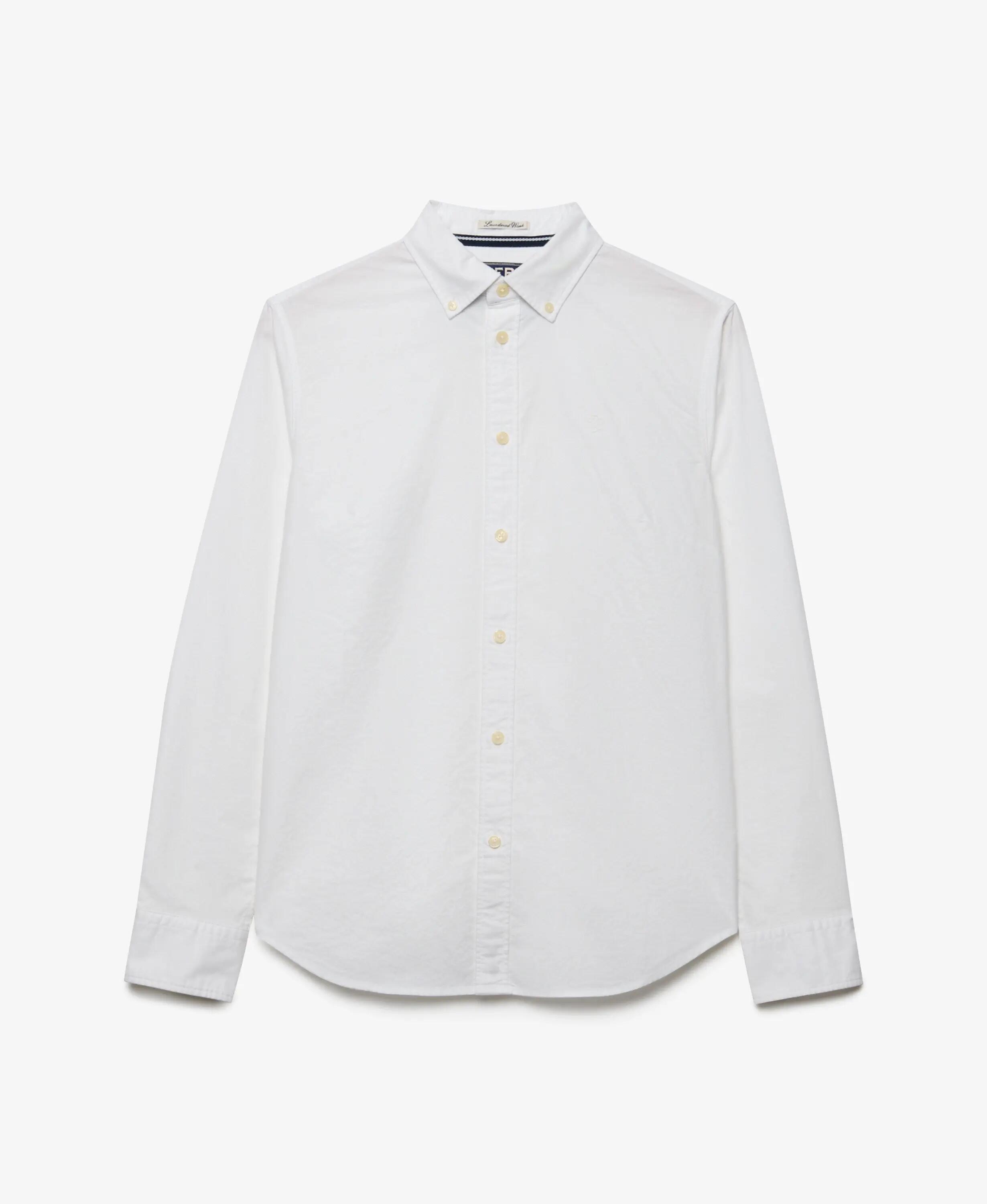 superdry Camicia Slim Oxford a Maniche Lunghe 7/7