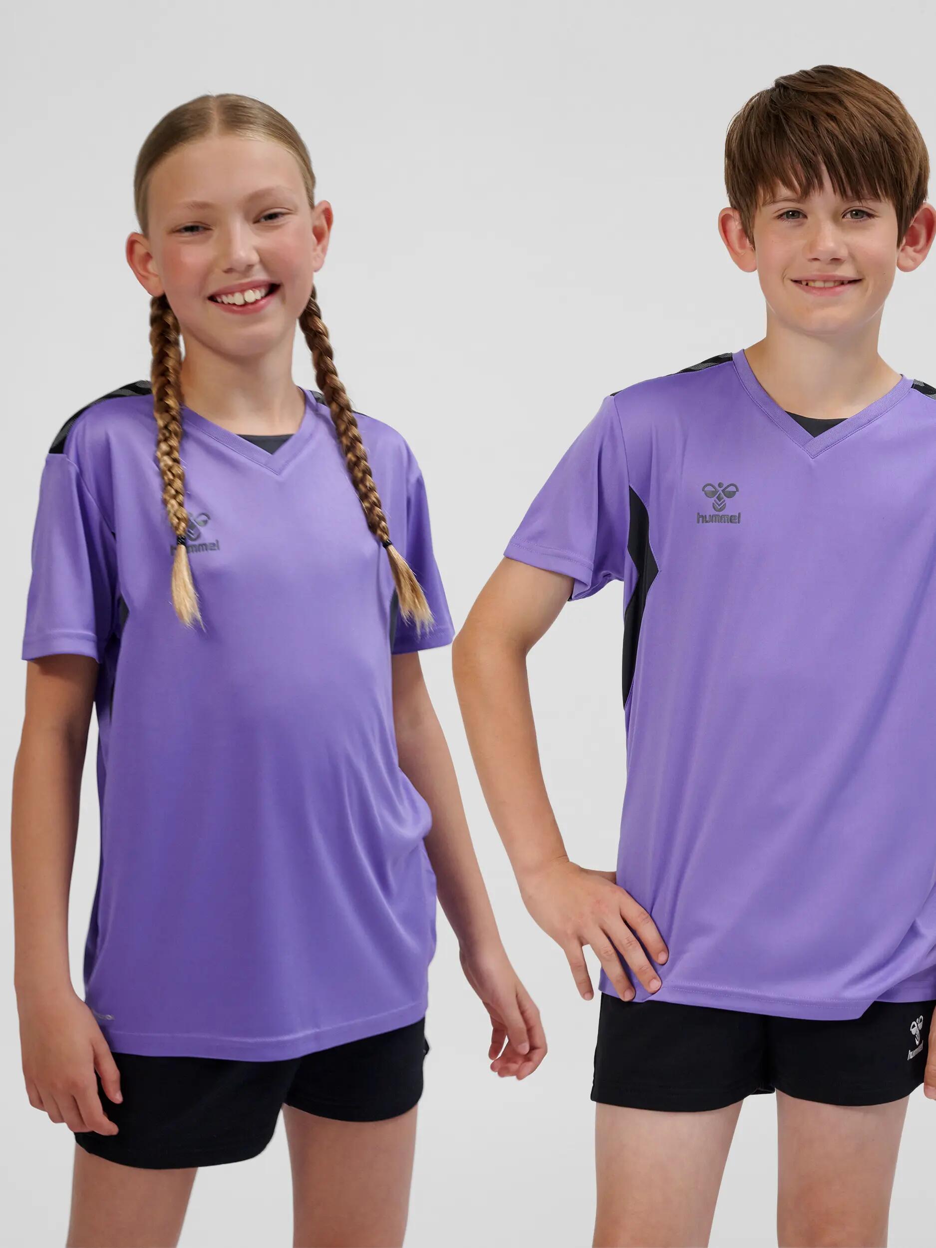 hummel T-shirt S/S hmlAUTHENTIC PL JERSEY S/S KIDS in poliestere 5/6