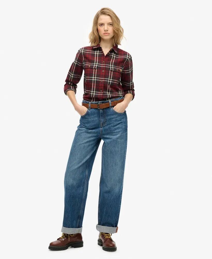 superdry Chemise Lumberjack Check en flanelle – coupe relaxed, coton bio 3/6
