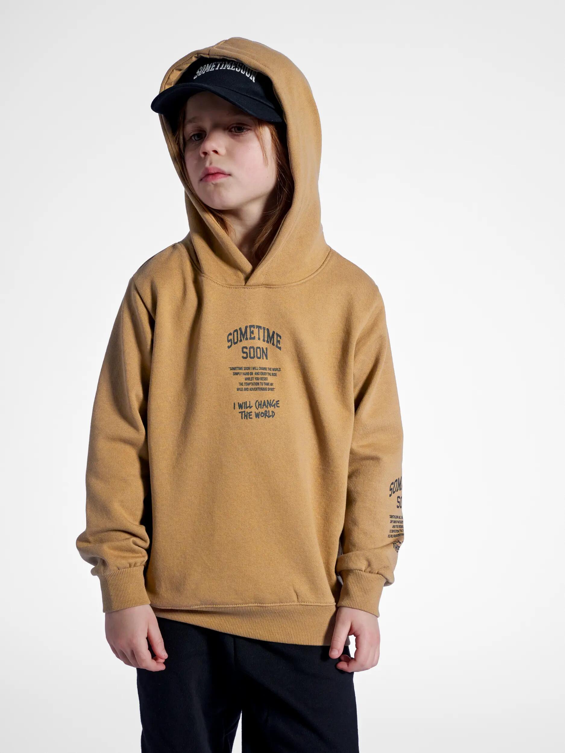 hummel hoodie stmDIMAS en coton bio mélangé — unisexe junior 4/5