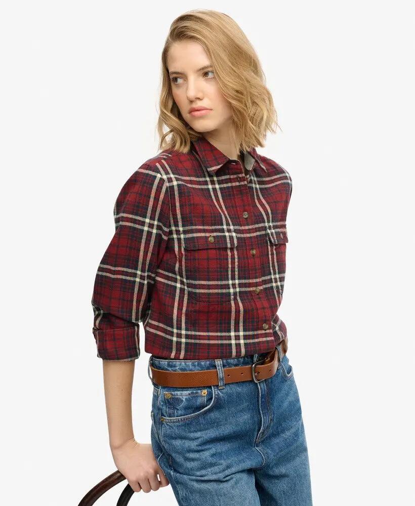 superdry Chemise Lumberjack Check en flanelle – coupe relaxed, coton bio 2/6