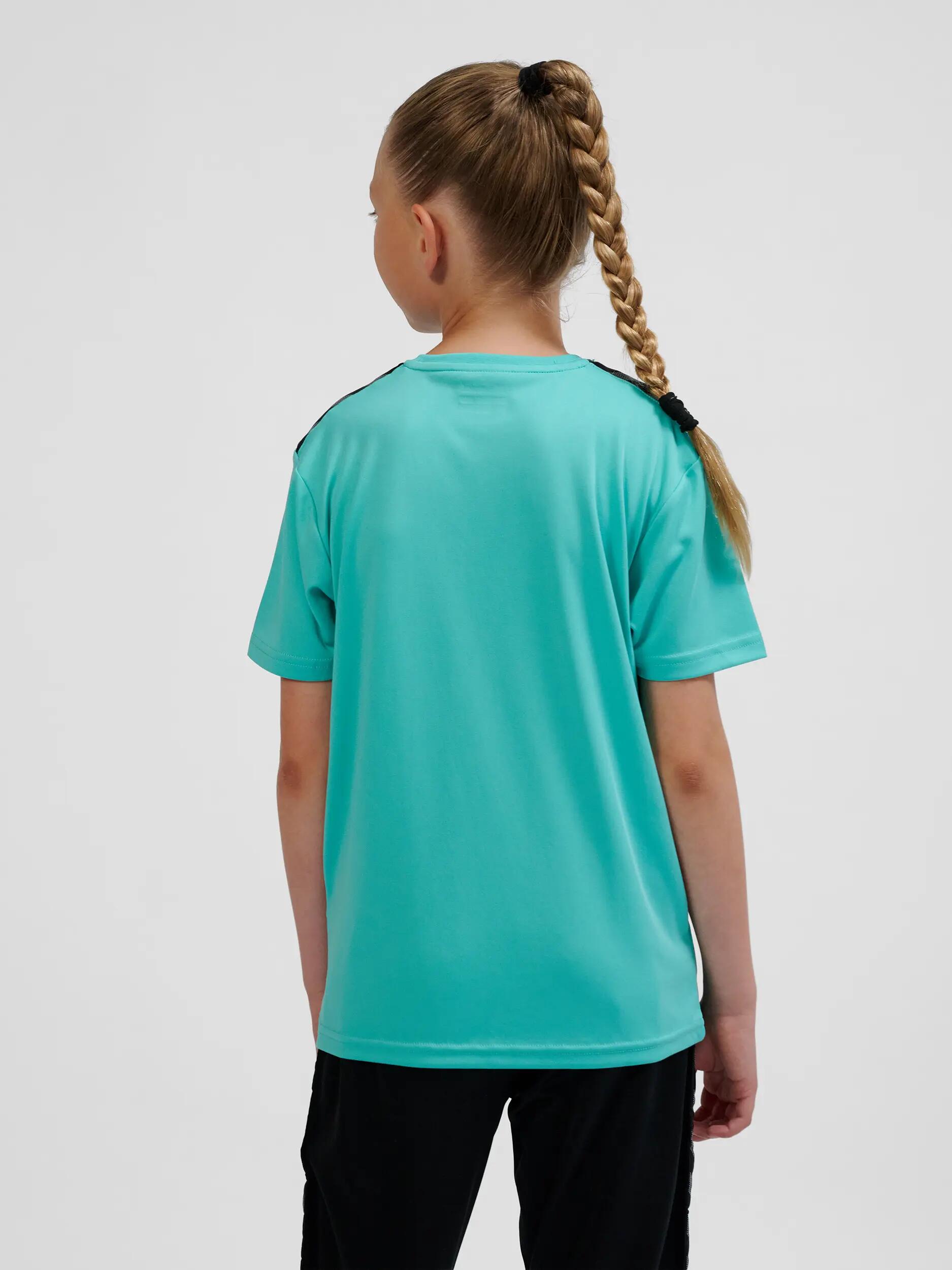 hummel T-shirt manica corta autentica in poliestere per bambini 3/5