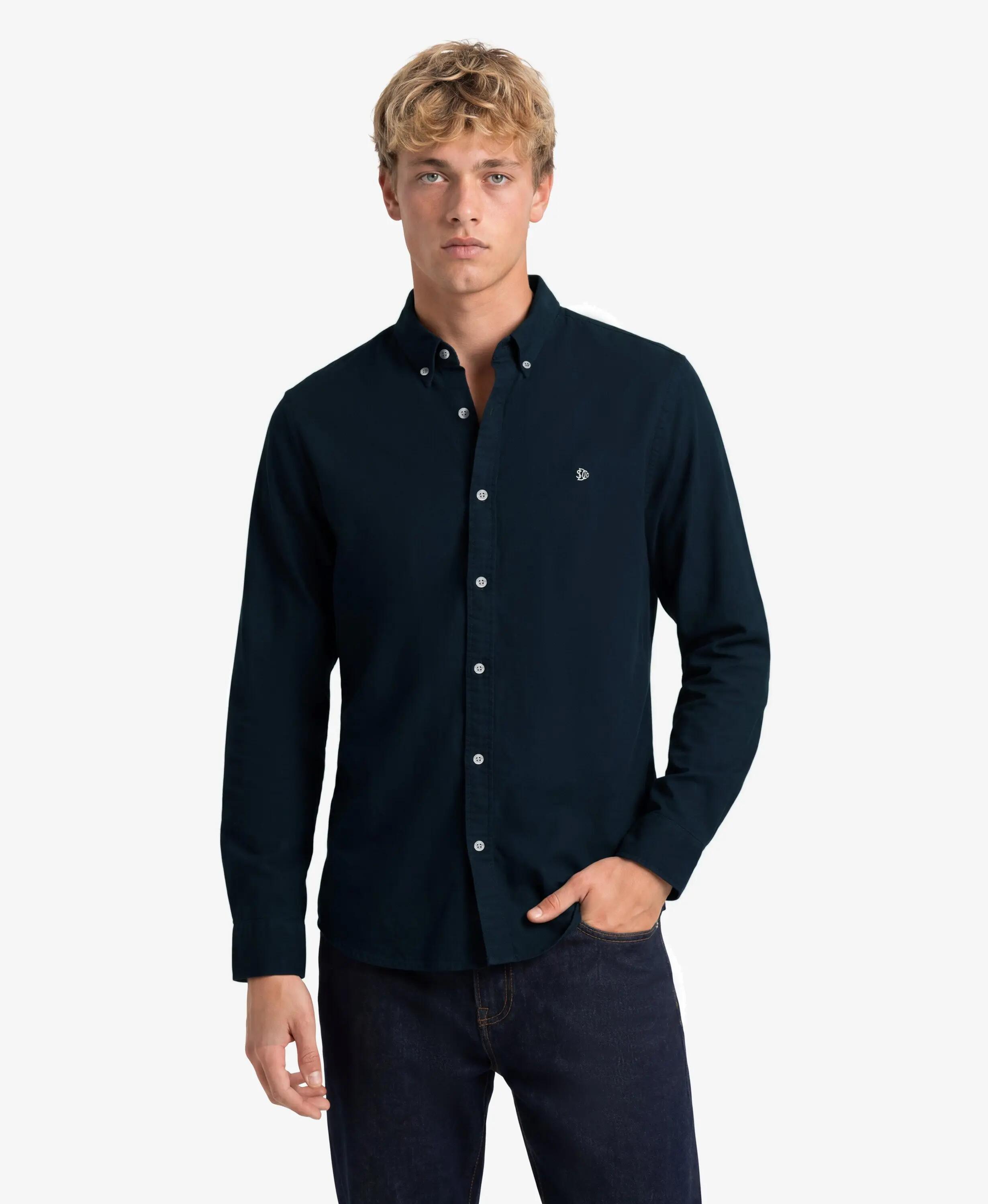 superdry Klasyczna koszula Oxford z długim rękawem z bawełny organicznej 2/6