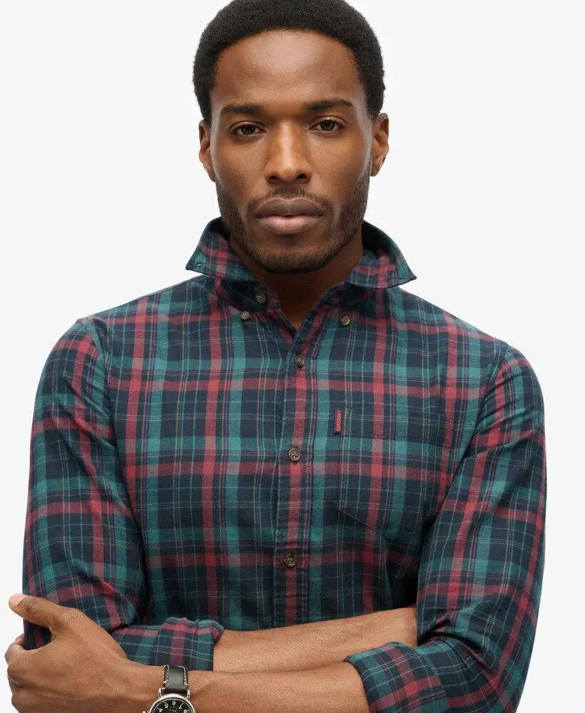 superdry Koszula Vintage Check z Bawełny Organicznej 3/6