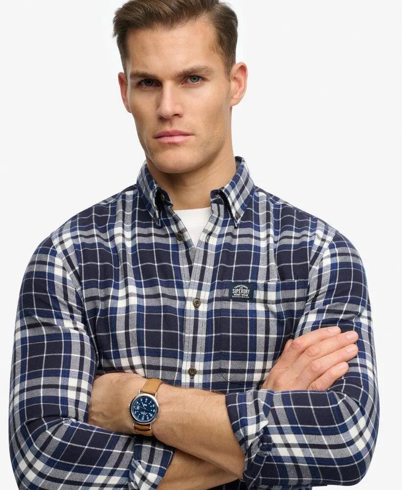 Hosszú ujjú pamut ing Superdry Lumberjack 4/7
