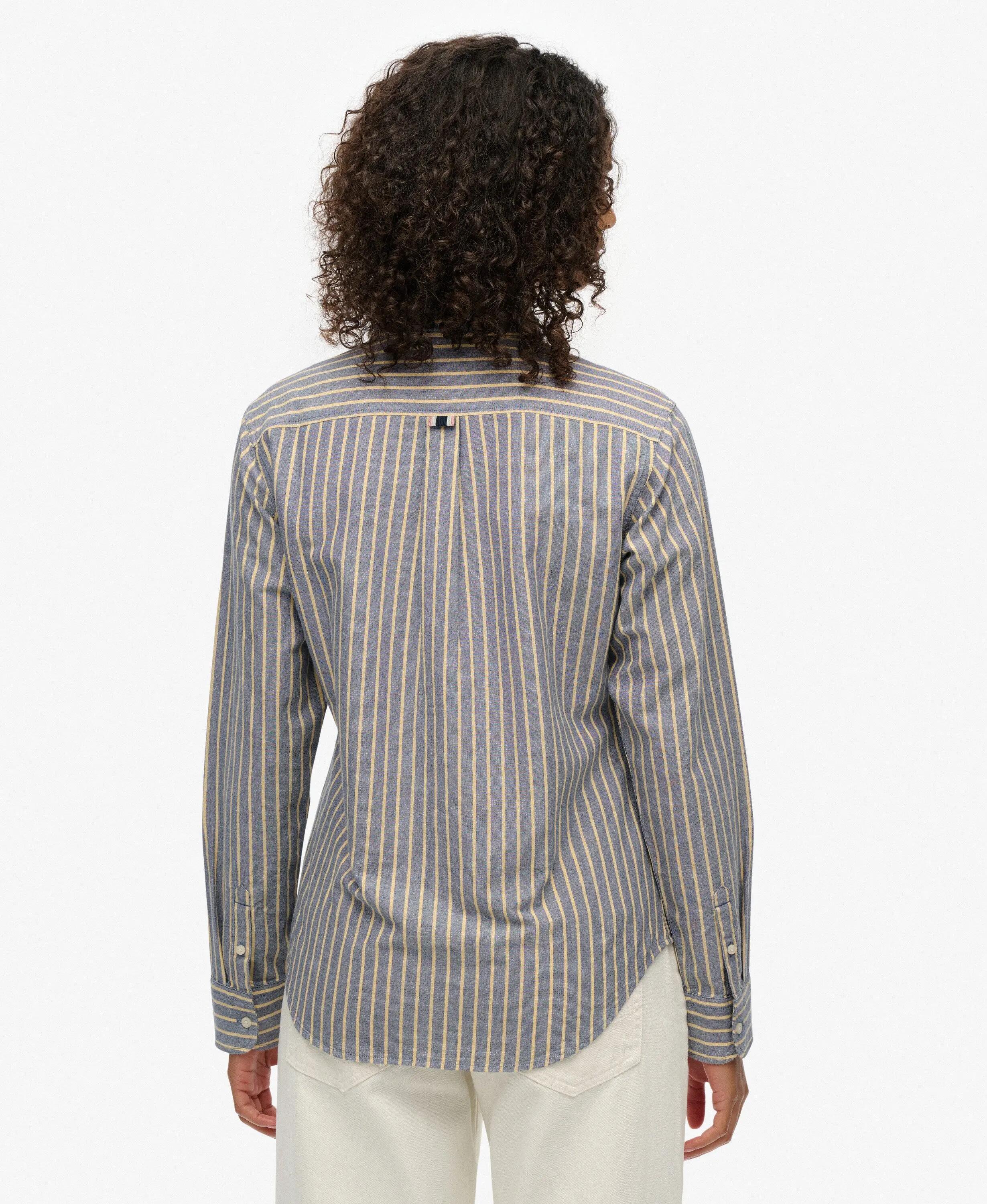 superdry Dopasowana koszula Oxford z długim rękawem 5/7