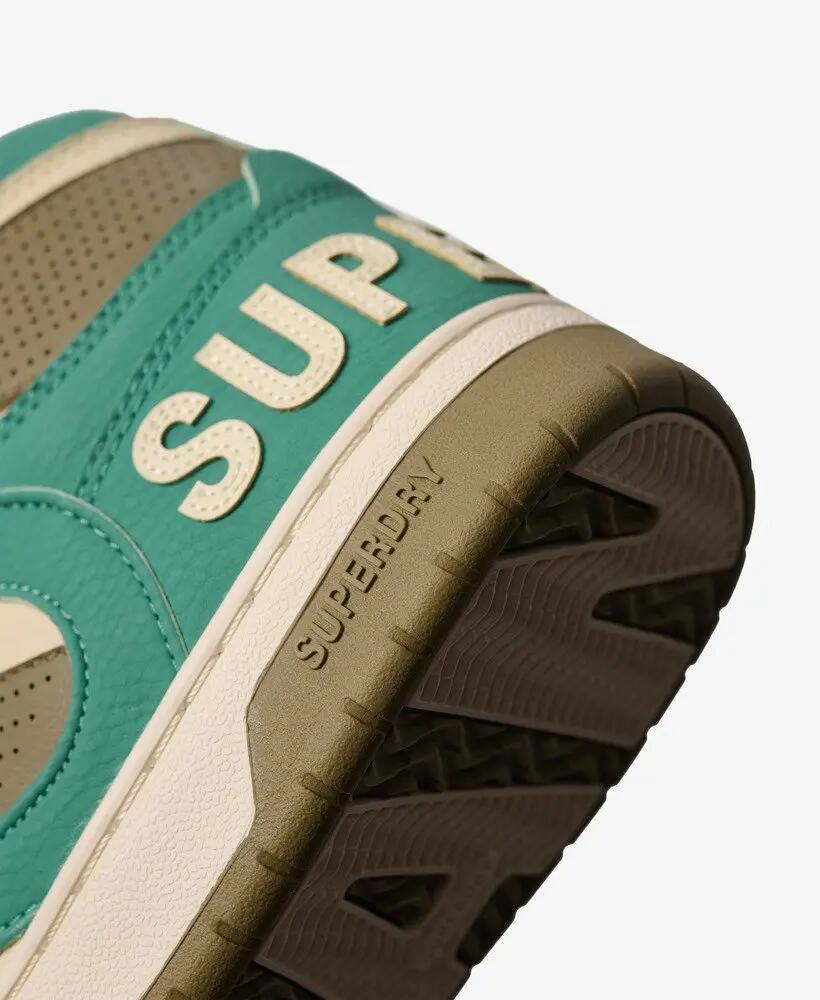 superdry Jump High Top Trainers – sneakers altezza Beryl Green 5/7