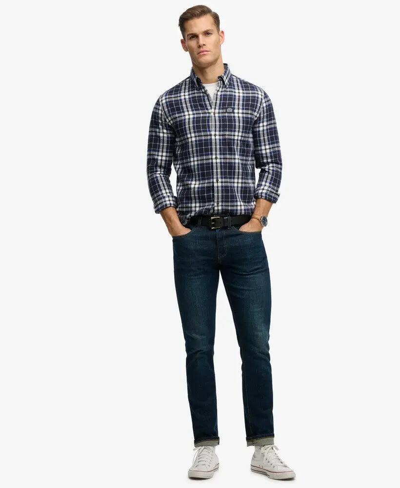 Hosszú ujjú pamut ing Superdry Lumberjack 3/7