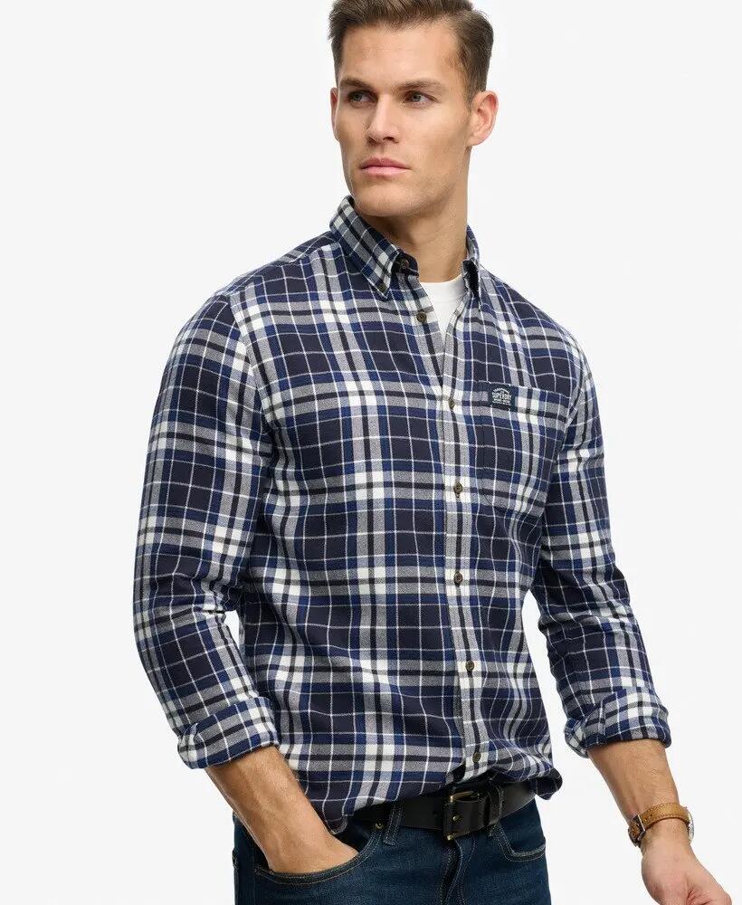 Hosszú ujjú pamut ing Superdry Lumberjack 2/7