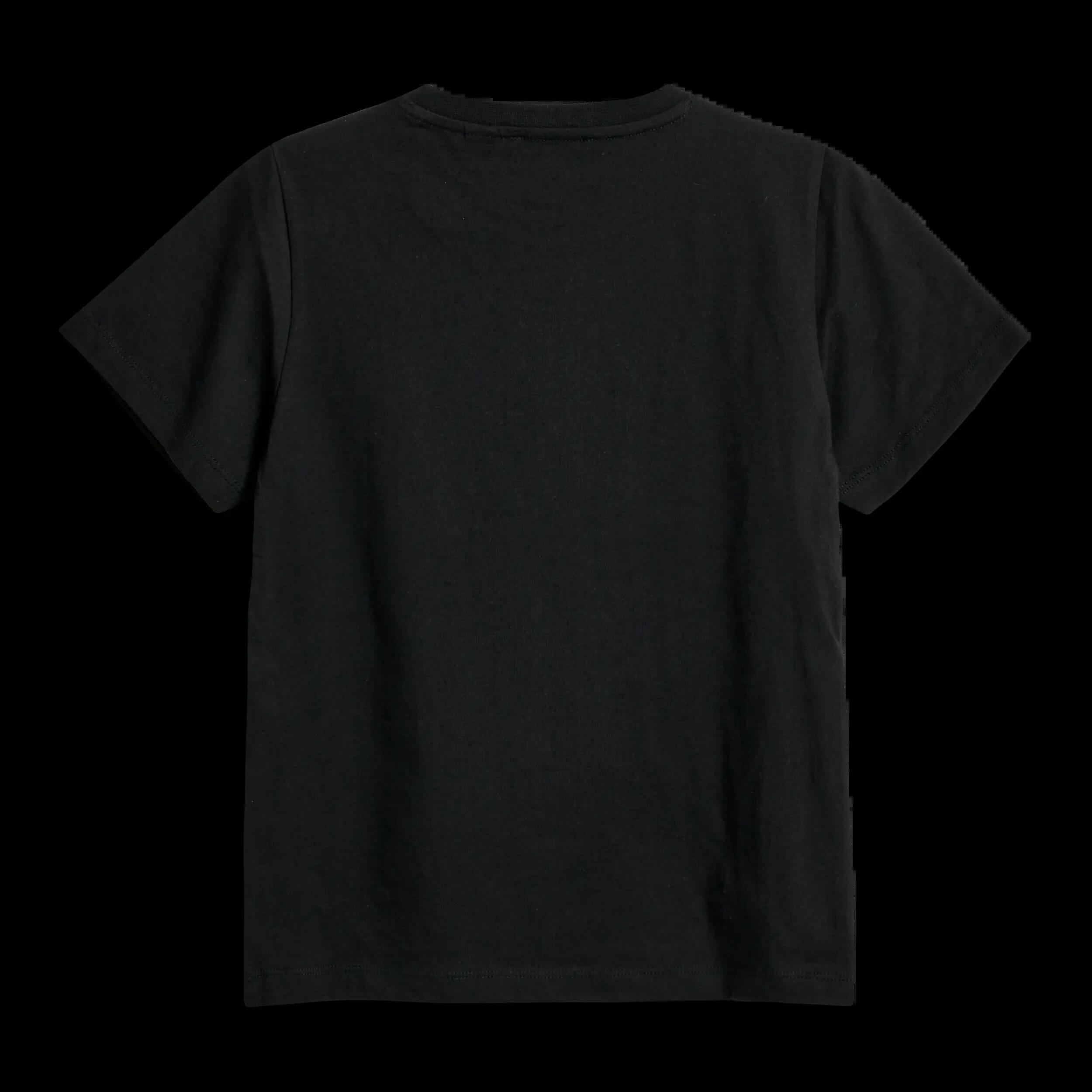 hummel stmOCEAN T-SHIRT S/S in cotone biologico nero 2/6