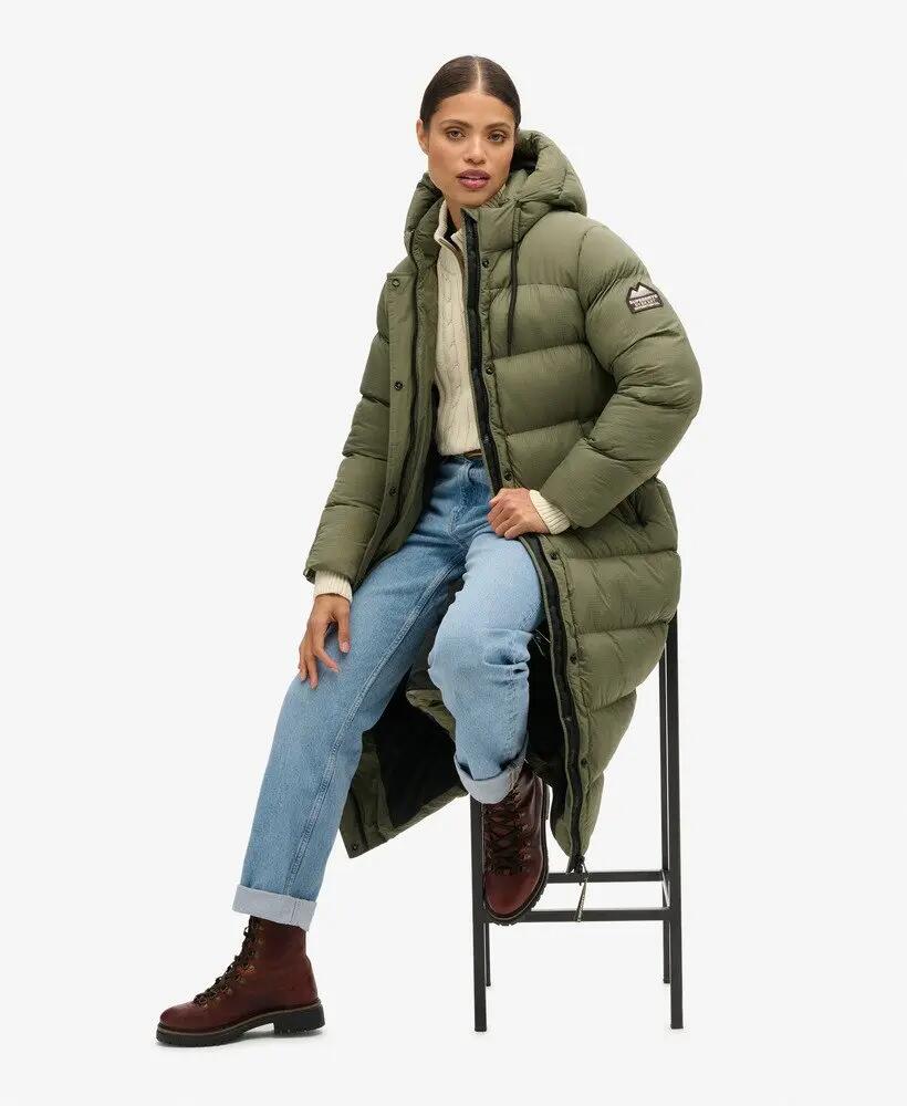 superdry Ripstop Longline Puffer Jacket — Długa pikowana kurtka ripstop 5/7
