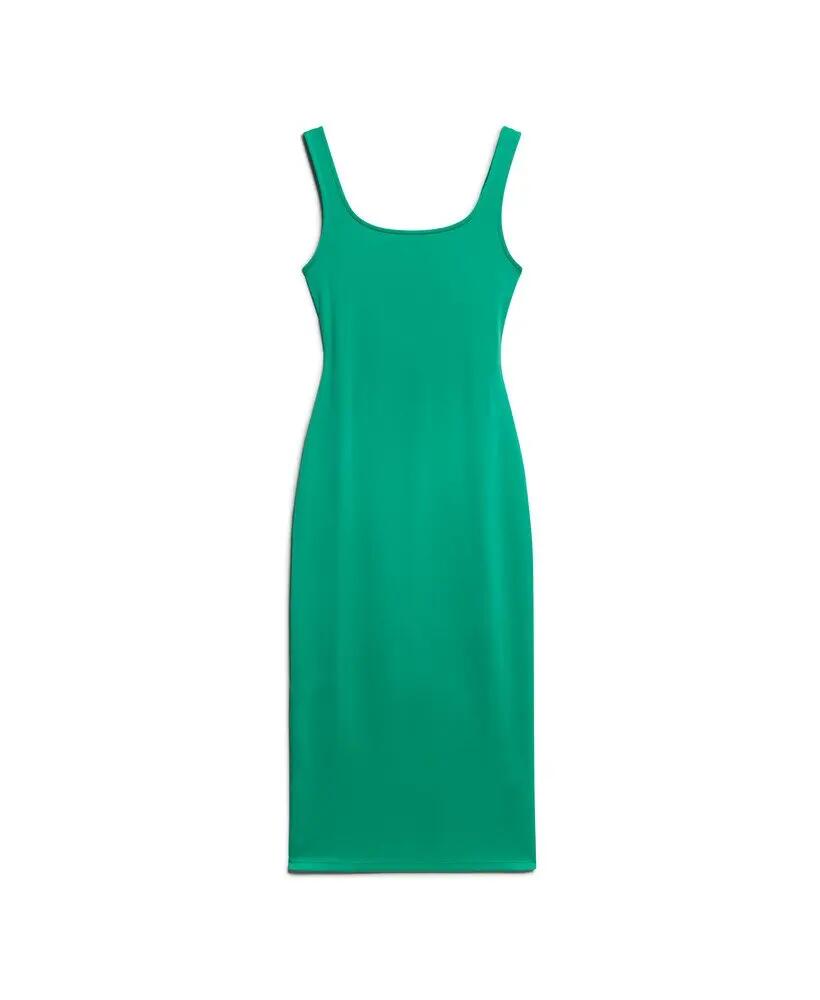 superdry Vestido midi em jersey com decote quadrado Greenlake 5/5