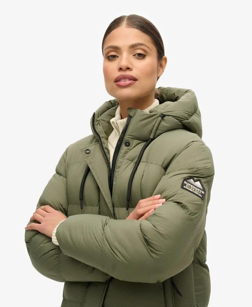 superdry Ripstop Longline Puffer Jacket — Długa pikowana kurtka ripstop 3/7
