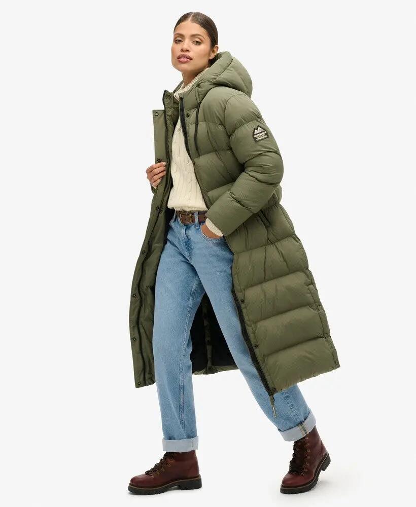 superdry Ripstop Longline Puffer Jacket — Długa pikowana kurtka ripstop 2/7