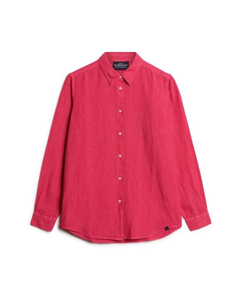 superdry Linnen Boyfriend Overhemd – Losse Pasvorm 7/7