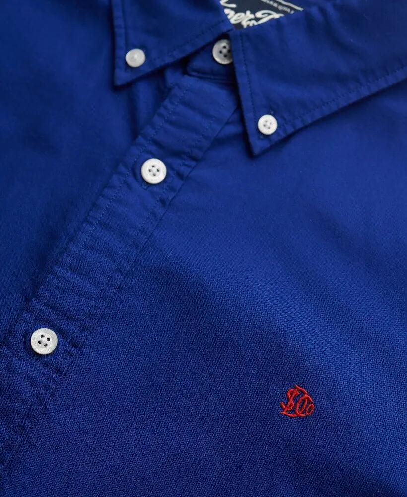superdry Klasyczna koszula Oxford z długim rękawem z bawełny organicznej 6/6