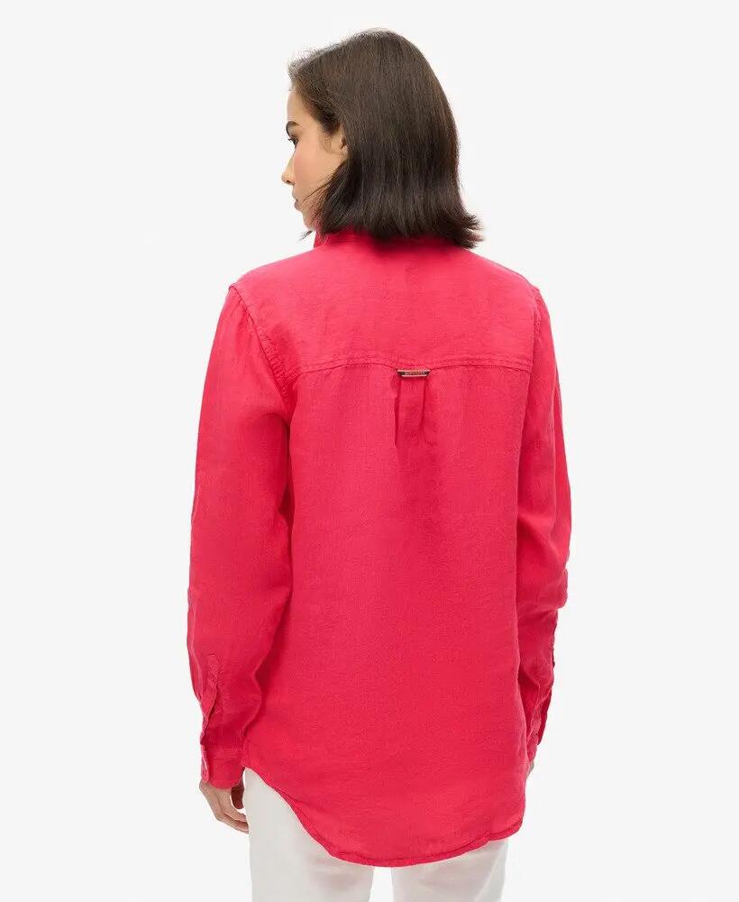 superdry Linnen Boyfriend Overhemd – Losse Pasvorm 4/7