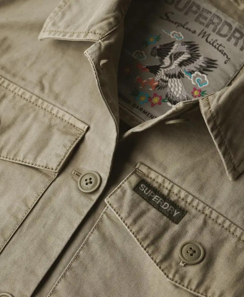 superdry Military Overshirt en coton — Coupe oversize, style workwear 5/7