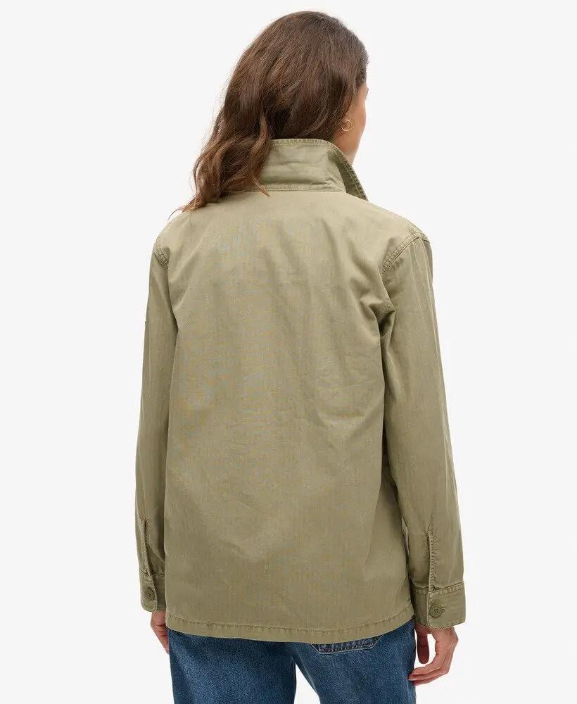superdry Military Overshirt en coton — Coupe oversize, style workwear 4/7