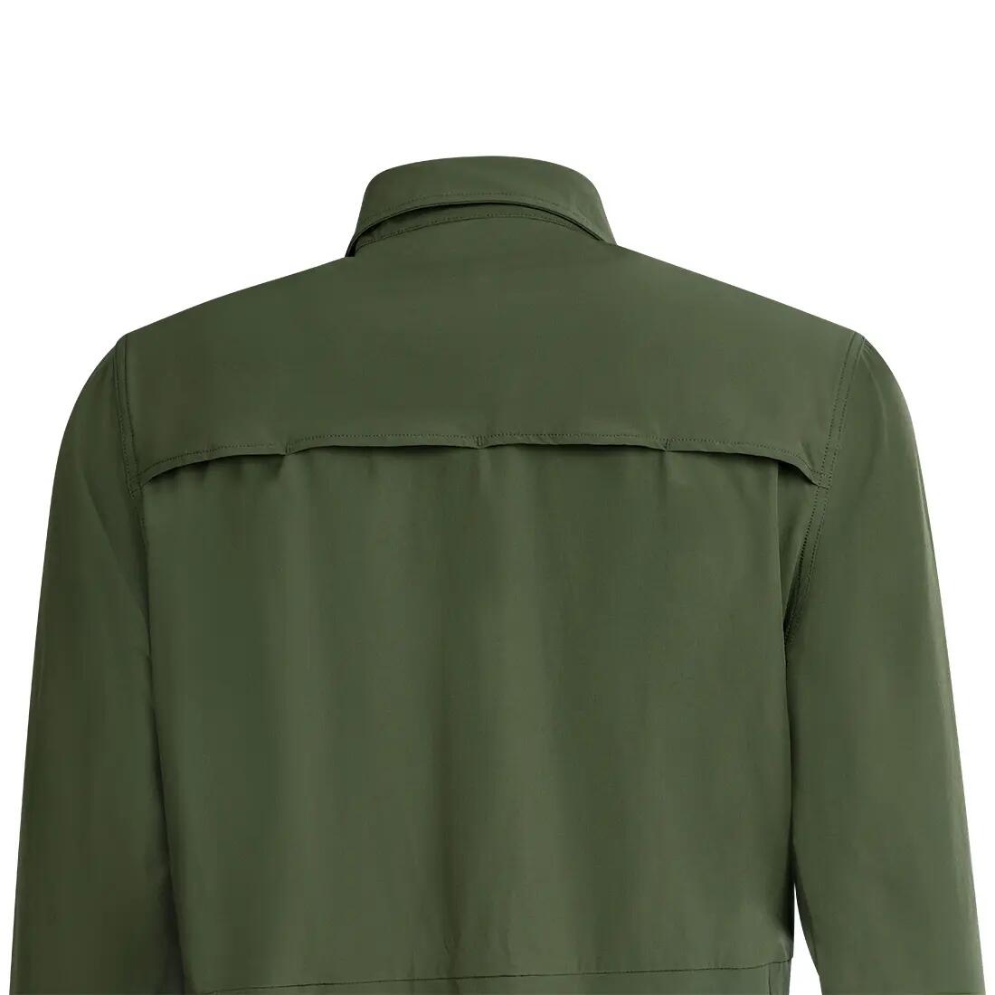Chemise Quick Dry femme vert olive 4/5