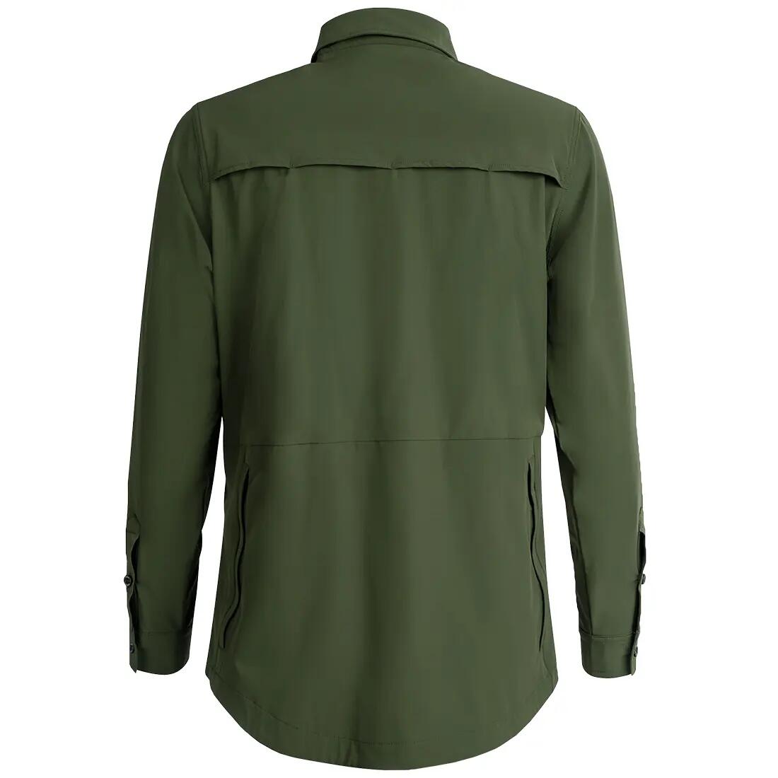 Chemise Quick Dry femme vert olive 3/5