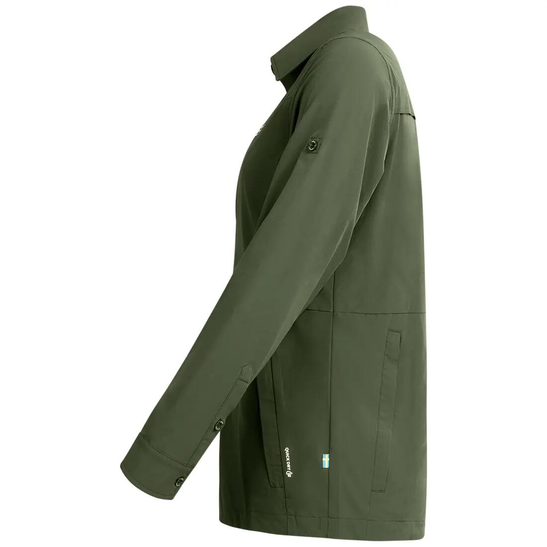 Chemise Quick Dry femme vert olive 2/5