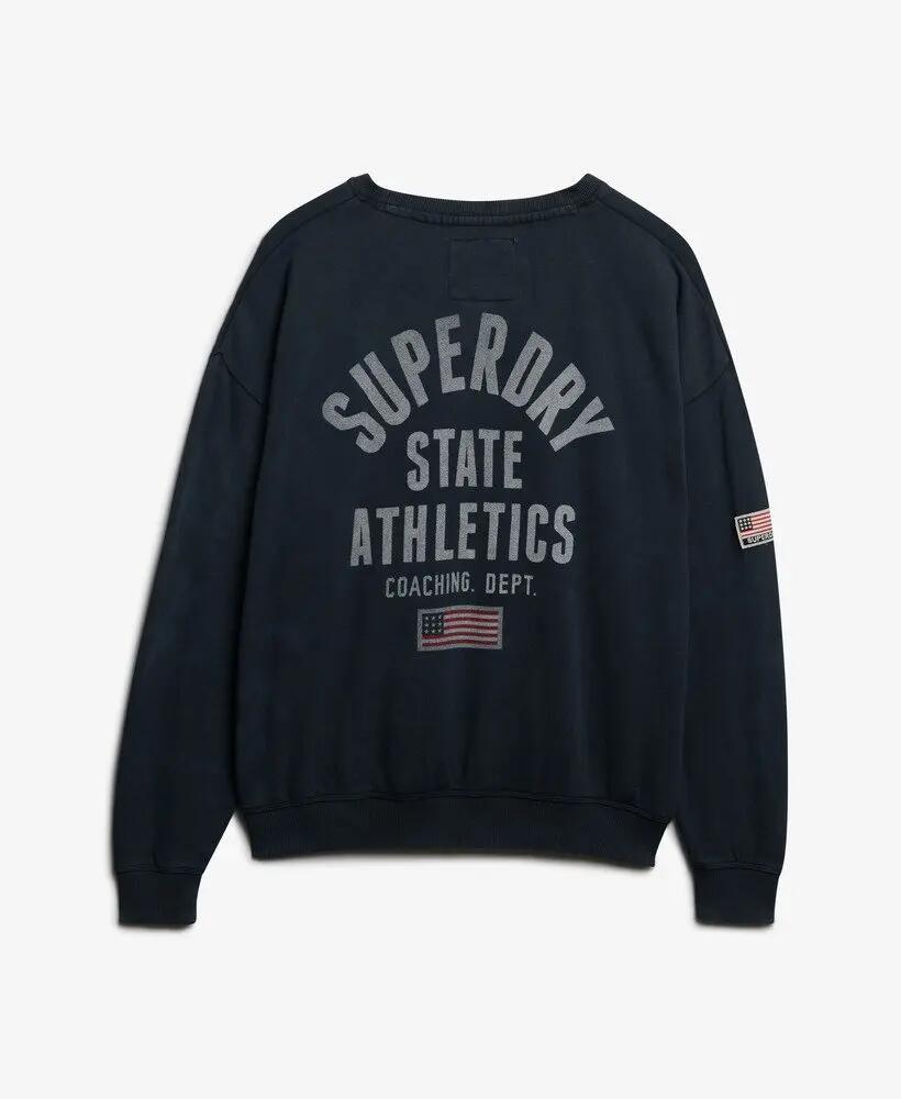 superdry Sweat Athletic Essentials estampada em algodão - corte oversized – 6/7