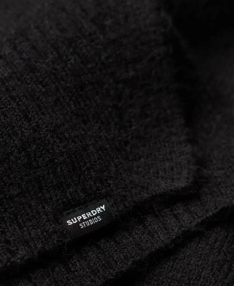 superdry Oversize sweter z dekoltem w serek, mieszanka wełny 5/6