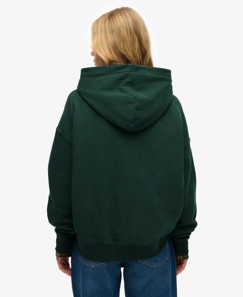 superdry Athletic Essentials Relaxed Hoodie – corte oversized, 100% algodão 6/7