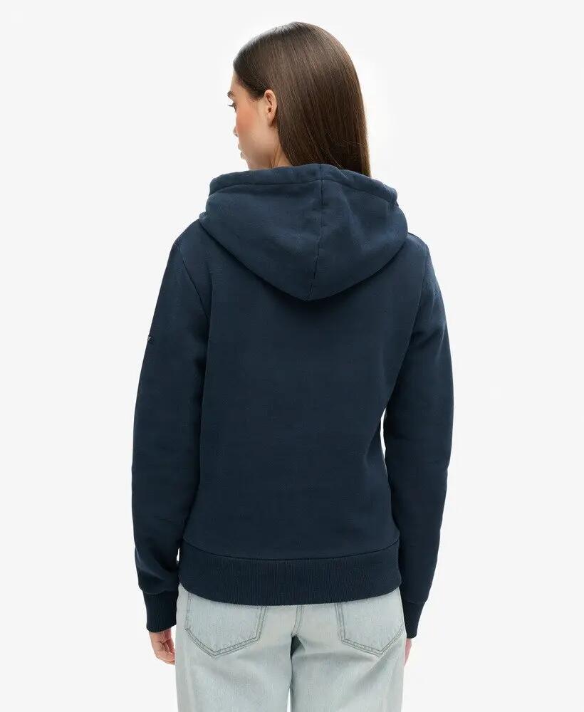 superdry Felpa con cappuccio Vintage Rainbow in cotone-poliestere - Eclipse Navy 4/6