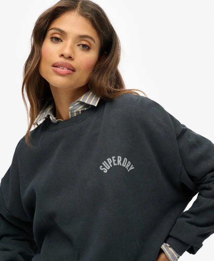 superdry Sweat Athletic Essentials estampada em algodão - corte oversized – 5/7