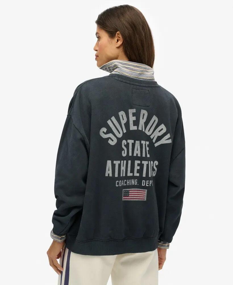 superdry Sweat Athletic Essentials estampada em algodão - corte oversized – 3/7