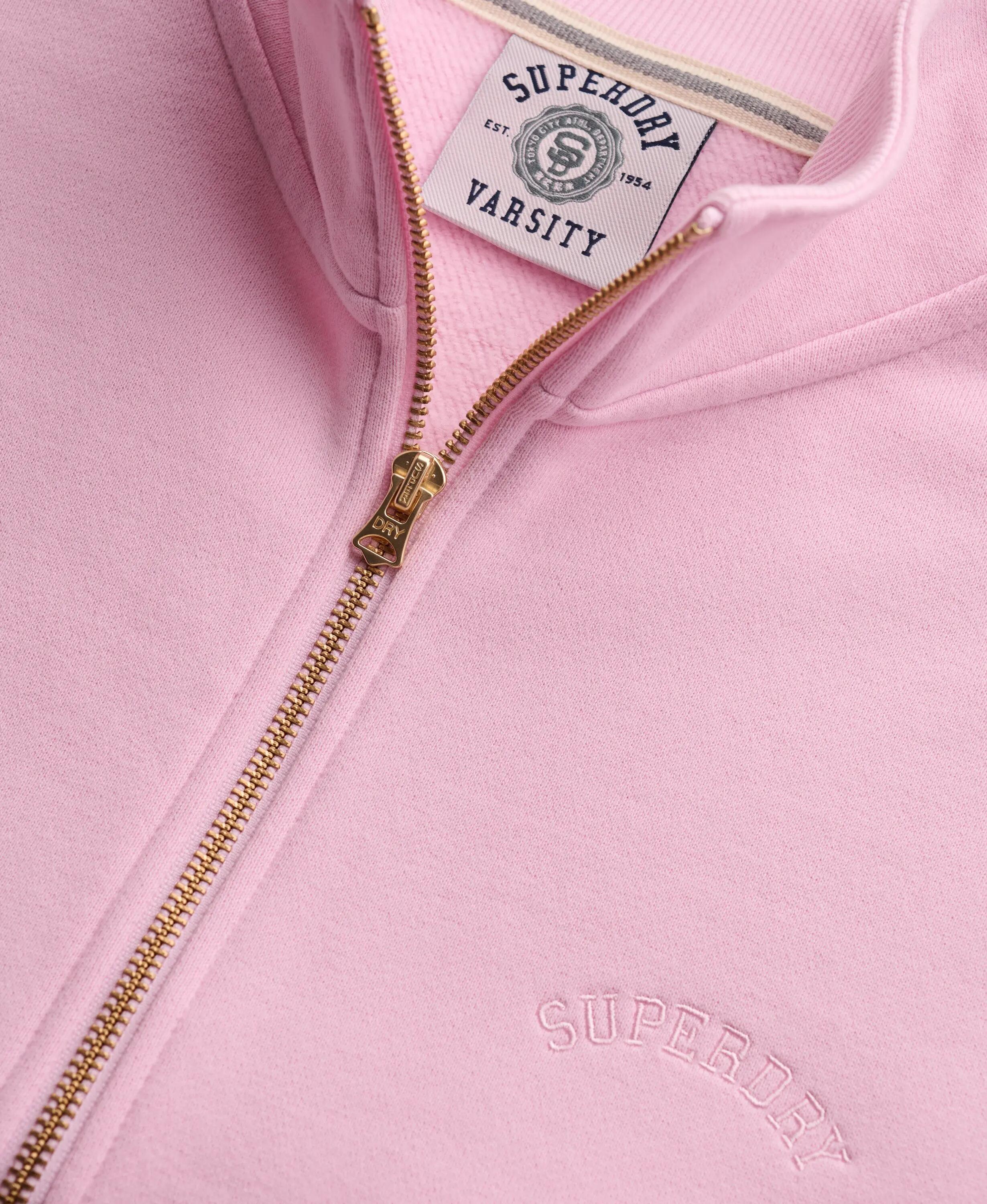 superdry Maglione Essential Logo mezza zip ricamato 6/7