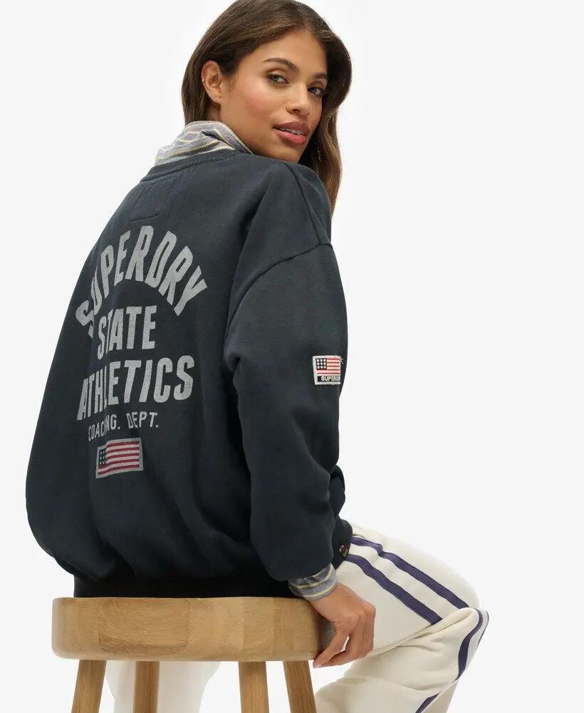 superdry Sweat Athletic Essentials estampada em algodão - corte oversized – 2/7