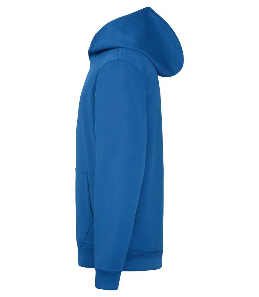 clique Basic Active Hoody Junior in 100% spun dyed polyester — Royalblue 3/4