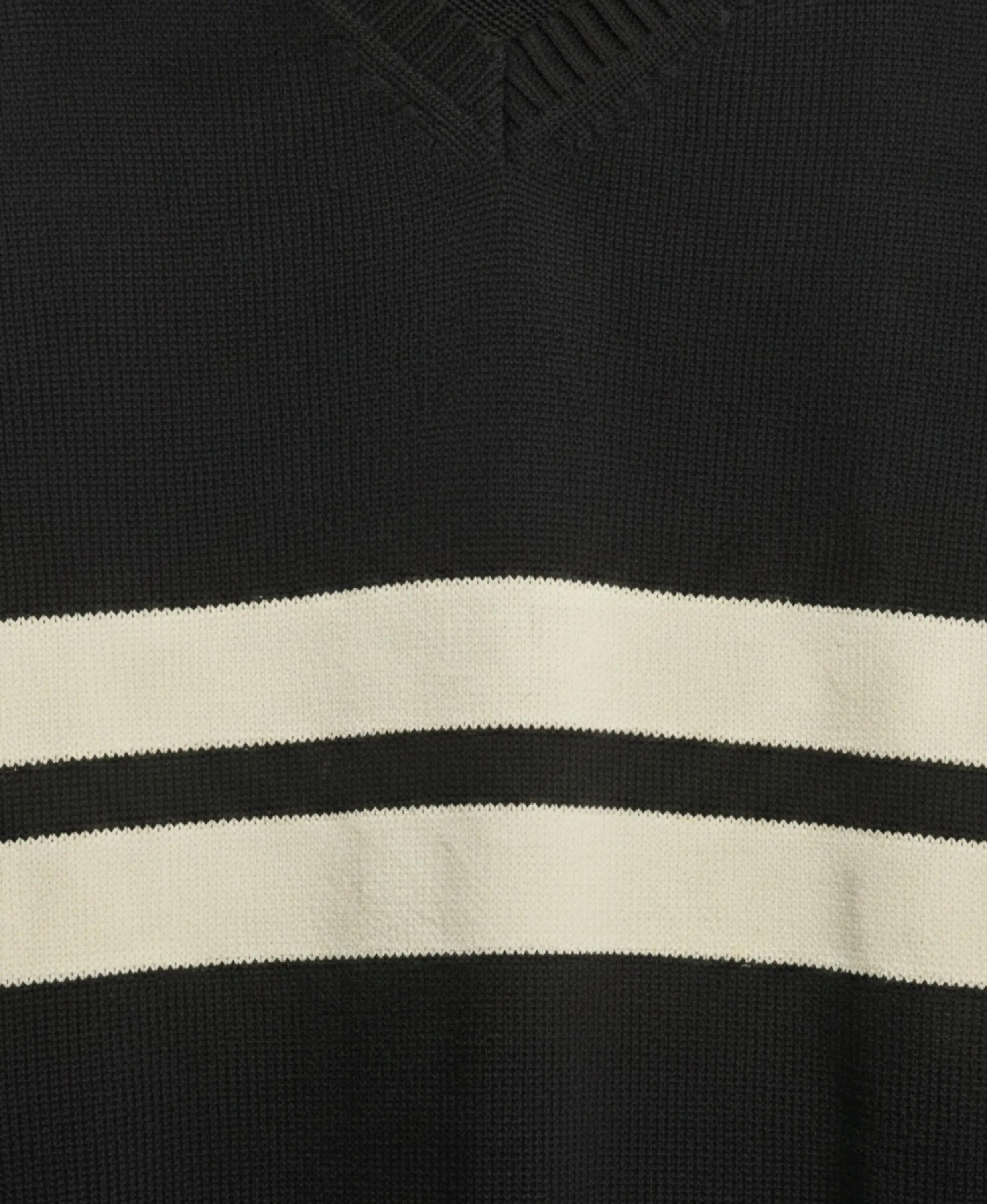 superdry Jersey oversized de rayas con cuello en V – Ajuste muy relajado 4/4